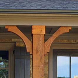 Cedar Bracket, Corbel, and Gable Ideas - Adding Cedar for Curb Appeal!