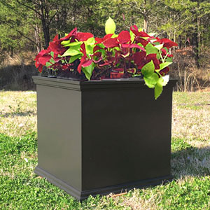 Black Outdoor Planters