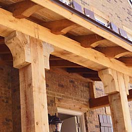 Cedar Bracket, Corbel, and Gable Ideas - Adding Cedar for Curb Appeal!